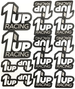 1up Racing Decals Gray