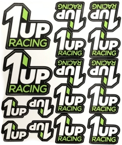 1up Racing Decals Green