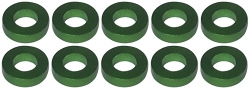 緑のアルミスペーサー ユーグレナ M3x6x1.5mm 10個